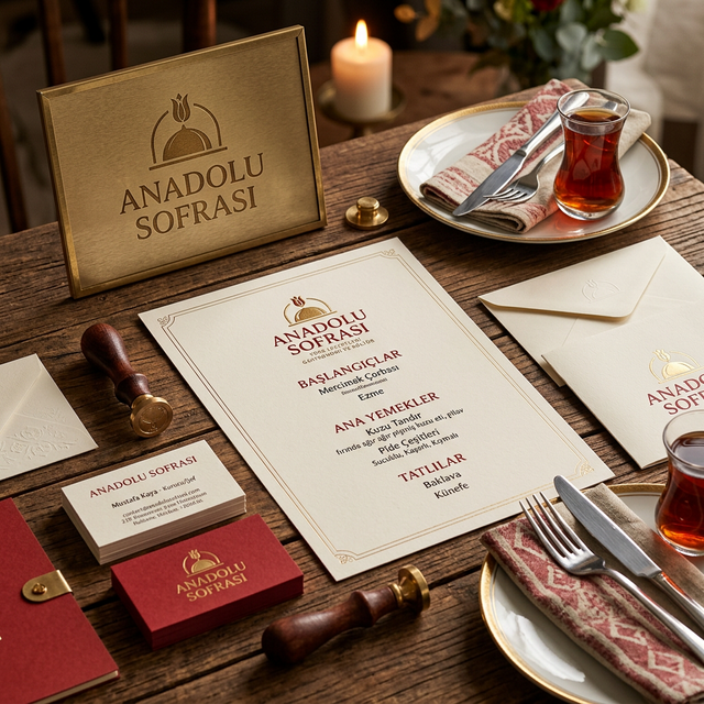 Anadolu Sofrası Marka Kimliği Tasarımı - Rekland Medya
